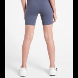 NWOT Athleta rare medieval violet compression shorts no side logo